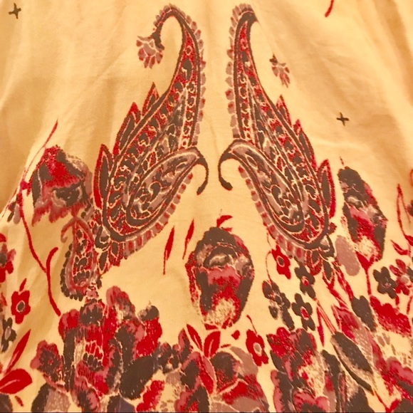 Free People Bella Printed Tunic Dress S Paisley - Picture 8 of 8